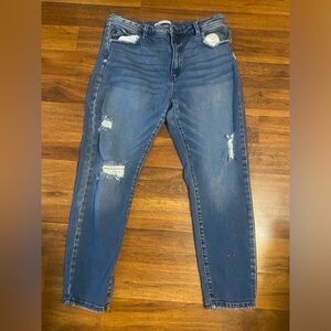 KanCan Estilo High Rise Distressed Skinny Jeans 32